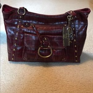 New, NWT - “Pritzi” - Dark Red Purse / Bag / Tote